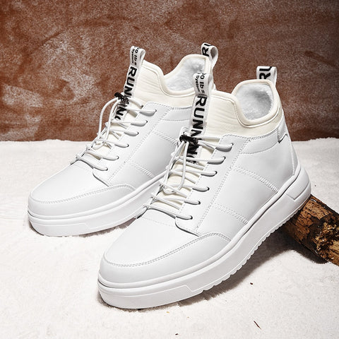 Warm Short Plush Men's Winter Shoes  Sneakers