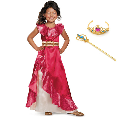  Elena of Avalor Adventure Dress | Halloween Ball Gown Outfits | Children Sleeveless Party Dress