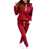 Women Hooded Sweatshirt Sets