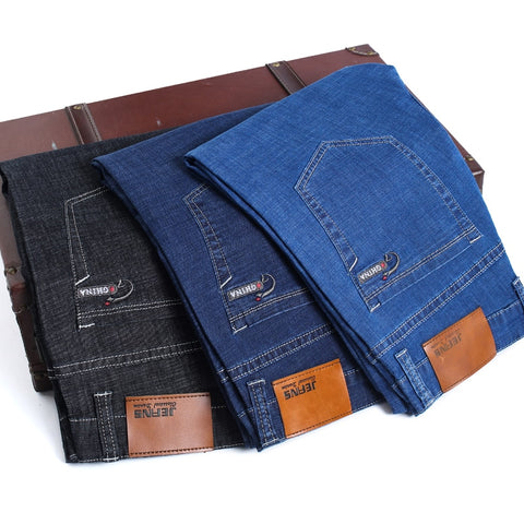 Stretch Jeans| Smart Casual Jeans| Men Jeans |Heavyweight Denim| Business Jeans|