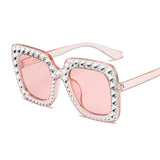Luxury Rhinestone Diamond Eye Sunglasses