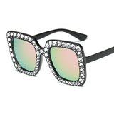 Luxury Rhinestone Diamond Eye Sunglasses