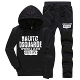 Thicken Warm Tracksuit Men 3 Pieces Fur Hooded Fleece Tracksuit