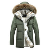 White duck down Jacket |Warm Clothes |Men Jeacket| Men Coat |Fur Collar Jacket|