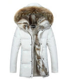 White duck down Jacket |Warm Clothes |Men Jeacket| Men Coat |Fur Collar Jacket|