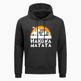 Hakuna Matata Fleece Hoodies Men Casual Fleece Lion King Sweatshirt