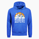 Hakuna Matata Fleece Hoodies Men Casual Fleece Lion King Sweatshirt