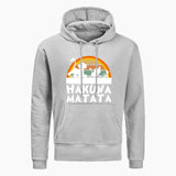 Hakuna Matata Fleece Hoodies Men Casual Fleece Lion King Sweatshirt