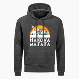 Hakuna Matata Fleece Hoodies Men Casual Fleece Lion King Sweatshirt