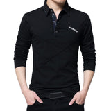Men Casual Cotton Long Sleeve T Shirt