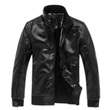 Jacket Men Streetwear Fashion PU Leather Jackets