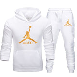 New Men Hoodies Suit Fleece Warm Men Tracksuit