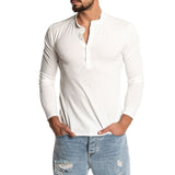 SHUJIN Men Casual Solid Shirts