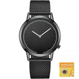 Men Casual Slim Mesh Steel Watch