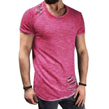 MJARTORIA Summer Solid T-Shirt | Fashionable Man T Shirts