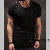 MJARTORIA Summer Solid T-Shirt