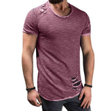 MJARTORIA Summer Solid T-Shirt