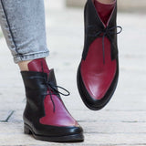 Plus Size Ankle Boots Women Platform Lace Up Buckle Shoes | comfortable shoes.