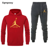 Sweatshirt +Sweatpants sets Long Sleeve Pullover Hoodie