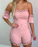 Women Off Shoulder 2 Piece Outfits | Streetwear | Top and Shorts 