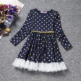 3-12 Years Girls Polka-Dot Dress 2019 Summer Sleeveless Bow Ball Gown Clothing Kids Baby Princess Dresses Children Clothes