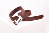 H Brand Designer Leather Belts