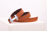 H Brand Designer Leather Belts