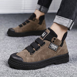 Winter Men's Boots Warm PU Leather Male Waterproof Shoes