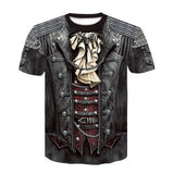 New Printed Motorcycle Skull T-shirt