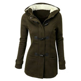 Women's Coat| Women Jackets| Wide-waisted Coat| Outerwear & Coats| Female Long Hooded|