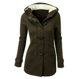 Women's Coat| Women Jackets| Wide-waisted Coat| Outerwear & Coats| Female Long Hooded|