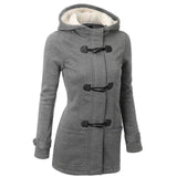 Women's Coat| Women Jackets| Wide-waisted Coat| Outerwear & Coats| Female Long Hooded|