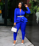 Lady Business Suits| Pencil Pants| Blazer Coat| Long Sleeve Blazer |Two Piece Set |Ruffle Scuba| Women dresses|