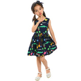  Sleeveless Backless Berry Kid Dress | Children Clothes | Summer Girl Dress