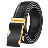 PU Leather Automatic Buckle Belts