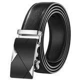 PU Leather Automatic Buckle Belts