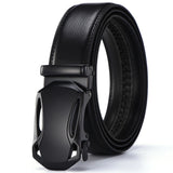 PU Leather Automatic Buckle Belts | Fashionable Leather Belts