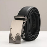 PU Leather Automatic Buckle Belts