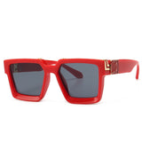 GIFANSEE Square Men Sunglasses