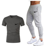 T Shirts+pants Two Pieces Sets Casual Tracksuit