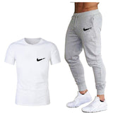 T Shirts+pants Two Pieces Sets Casual Tracksuit