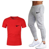 T Shirts+pants Two Pieces Sets Casual Tracksuit