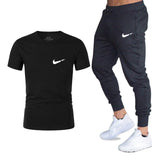 T Shirts+pants Two Pieces Sets Casual Tracksuit