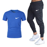 T Shirts+pants Two Pieces Sets Casual Tracksuit