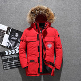 Russia Winter jacket men fur collar coat Waterproof jacket