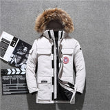 Russia Winter jacket men fur collar coat Waterproof jacket