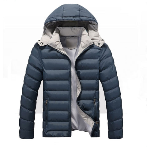 Windbreaker  Warm  casual men's jackets  winter Coat