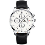 Men Leather Watch New Fashion Quartz Wrist Watches