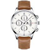 Men Leather Watch New Fashion Quartz Wrist Watches
