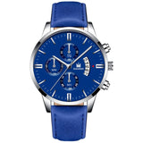Men Leather Watch New Fashion Quartz Wrist Watches